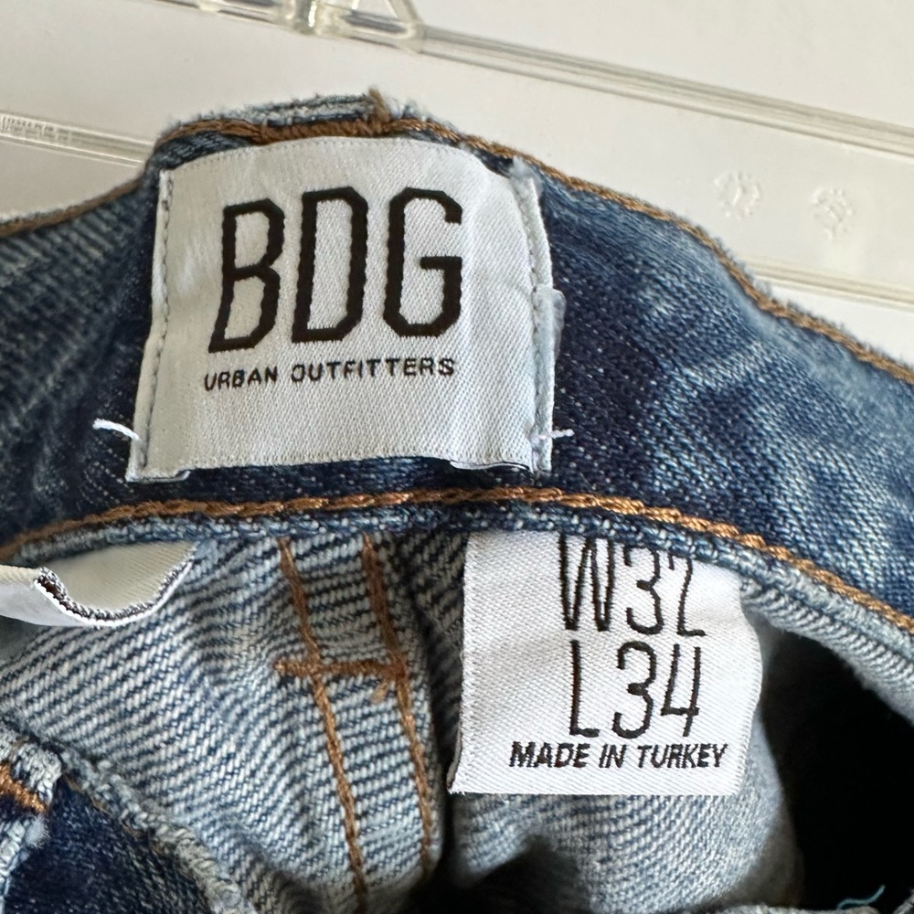 Urban Outfitters BDG Men’s Denim Blue Dad Jeans Size W32 X L34 EUC - Picture 5 of 8